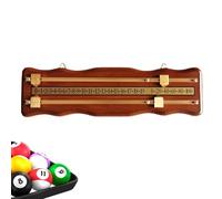 Genérico Consiglio: Annotatore In Legno, Riutilizzabile per 2 Giocatori, Sportivo Di Facile Lettura | Bordo Di Tracciamento Durevole Coppia