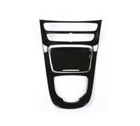 Generico Console Anteriore Cornice Decorazione Lunetta Pomello del Cambio Cornice Fissa Pannello Cornice Decorativa per W213 2016 2017 2018 Adesivo riempitivo(Nero)