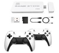 Generico Console Retro di Giochi Pro 128G, Console 4K HDMI con oltre 40.000 Giochi Integrati, 20+ Emulatori, 2 Controller Wireless 2.4G (Funzionano con Pile AAA), Plug-and-Play per TV e Retro-Gaming