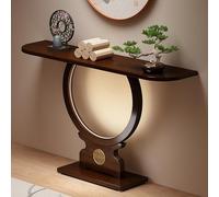 Generico Consolle da Ingresso in Stile Rustico, tavolino da Divano in Legno Rustico per Soggiorno, mobili da corridoio, tavolino da Ingresso Stretto per Piccoli spazi, 39,5x11x31 Pollici, Elegante El