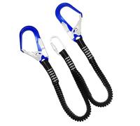 Generico Construction Harness, Double Leg Internal Shock Absorbing Safety Lanyard, Heavy-Duty Webbing Ropes With Hook For Dogs Kids Construction Car Climbing Roofing Travel Airplane