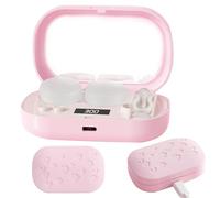 Generico Contact Lens Cleaning Case - Portable LCD Display Care Washer | Compact Device with Gentle Ultrasonic Action & Easy for Home, Travel, Office and Business Trips