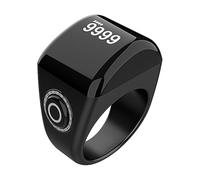 Generico Contatore di Intelligente - Contatore del Sensore Touch, Anello Regolabile | Tracker Digitale con Allarmi Integrati, Strumento di Visualizzazione Ricaricabile per Pregare, Sessioni di Messa