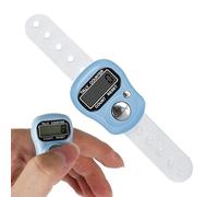 Generico Contatori digitali con Display LCD - Mini contatore di File Digitale, Fibbia con Segno di Posizionamento della Maglia | Contatore Tasbeeh colorato per conteggio Merci, Tessitura e Sport