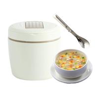 Generico Contenitore alimentare isolato | 1,2L di perdita di apertura -contenitore a prova di esito con cucchiaio e borsa | per caldo | Per campeggio, picnic, mare, spiaggia, escursioni,