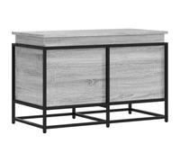 Generico Contenitore con Coperchio Grigio Sonoma 80x40x51,5cm Truciolato