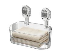 Generico Contenitore da Bagno con Senza Forare - Resistente A Senza Foratura - Organizer e contenitori per bagno | Per doccia, shampoo, vasca, camper, piastrelle, sapone, ripiano, casa, hotel,