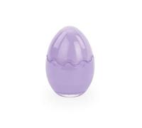 Generico Contenitore in Vetro Uovo di Pasqua Colore Lilla 9x6 cm