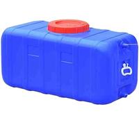 Generico Contenitore per Acqua in plastica per Alimenti, Serbatoio per Acqua da Esterno con Rubinetto, Ideale per Campeggio, Uso Domestico e Come Serbatoio di Emergenza (Blu, 50 Litri)