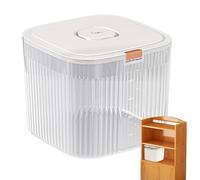 Generico Contenitore Per Alimenti | Dispenser Di Riso & Brown | Scatola In Metallo Con Misurino | Secchio Sigillato E Antiumidità Per Riso, Farina, Soia E Alimenti Secchi