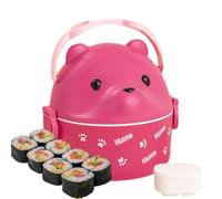 Generico Contenitore per il pranzo a microonde, Contenitore per il pranzo termico Lovely Bear, per a tenuta stagna Borsa termica per resistente all'acqua con manico, borsa termi