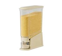 Generico Contenitore Per Il Riso - Scatola Per Il Riso Con Pulsante A Pressione, Contenitore Trasparente Con Misurino, Per La Conservazione Dei Cereali Di Grandi Dimensioni Per Domestica