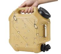 Generico Contenitore per l'acqua da Campeggio - PE, per l'acqua, Serbatoio con Rubinetto Grande, Durevole | Doppi Manici Portatili, per Acqua Senza perdite per Picnic, Escursionismo, Campeggio