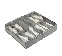 Generico Contenitore per scarpe sotto il letto, Contenitore per scarpe sotto il letto - per pieghevole in tessuto - Portascarpe per 6 paia, divisori per scatole di con