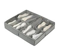 Generico Contenitore per scarpe sotto il letto, Contenitore per scarpe sotto il letto, pieghevole per - Portascarpe per 6 paia, divisori per scatole di con maniglie di c