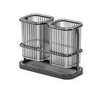 Generico Contenitore Porta Bacchette - Contenitore forchette | Cestello Scolaposate da Bacchette E Posateria,per Piccoli Coltelli, Pelapatate, Cannucce, Piano Cucina, Ristorante, Casa