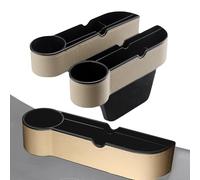 Generico Contenitore portaoggetti dile - Pelle 27,5x7,6x18,5 cm | Confezione da 2 spazi per riporre i sedili anteriori 'auto con organizer per console, organizer per auto tra i sedili, inserti