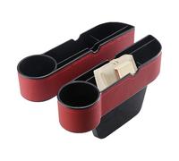 Generico Contenitore portaoggetti dile - Pelle 27,5x7,6x18,5 cm | Confezione da 2 spazi per riporre i sedili anteriori 'auto con organizer per console, organizer per auto tra i sedili, inserti