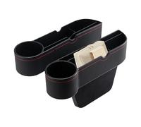 Generico Contenitore portaoggetti dile - Pelle 27,5x7,6x18,5 cm | Confezione da 2 spazi per riporre i sedili anteriori 'auto con organizer per console, organizer per auto tra i sedili, inserti
