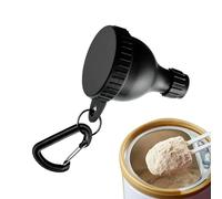 Generico Contenitore Portatile per Proteine in Polvere - 50ml Trasparente Antigoccia - Imbuto per Proteine in Polvere - per Dispensa Viaggi Pendolarismo Palestra Fitness Bodybuilding Casa Cucina