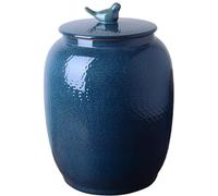 Generico Contenitore riso ceramica distributore barattolo con coperchio