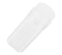 Generico Contenitore Rotondo per 5 Vetrini per Vetrini da Microscopio in Plastica, Porta Diapositive Scorrevole Vasetto per Colorazione Incluso, Custodia Leggera per Spedizioni Sicure