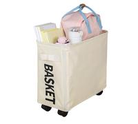 Generico Contenitore Sotto Tavolo - Con Ruote Pieghevole Grande Capacità - Carrello con Ruote per Ordinare l'Ufficio - Per Cucina Camera Soggiorno Ufficio Libri Abbigliamento Giocattoli Snack