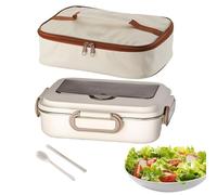Genérico Contenitore termico portatile per il pranzo per adulti | Borsa portatile per il pranzo all'aperto, grande capacità, da viaggio e picnic