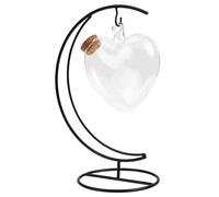 Generico Contenitore Trasparente per Origami a Forma di Stella Bottiglia dei Desideri e Supporto Ferro per Decorazioni per Feste e Casa