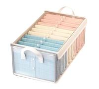 Generico Contenitori per Abbigliamento - Scatole organizer impilabili per armadio,Ceste in tessuto portaoggetti,Per soggiorno, camera da , sotto il , armadietto, libreria, ufficio, scuola, università