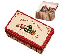 Generico Contenitori Per Biscotti Natalizi - Confezione di Caramelle per le Feste | Scatola per Party - Per Le Feste Natalizie Il Panificio La Cottura Gli Spuntini I Dolci Imballaggio Per Alimenti
