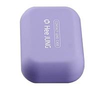 Generico Contenitori portatili per lenti a contatto con specchio kit viaggi contenitore accessori occhiali scatola