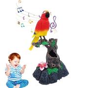 Generico Control Voice Parrots,Realistic Cute Pets Simulation Sparrow Bird | Sparrow Bird Repeats What You Say, Electric Parrot Induction Toy for Garden