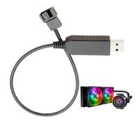 Generico Controllore Del Ventilatore USB | Connettore USB 3-Pin/4-Pin PWM | Adattatore Per Velocità Massima Della Ventola | Per PC Computer Dispositivi Elettronici Di Raffreddamento Manutenzione Auto