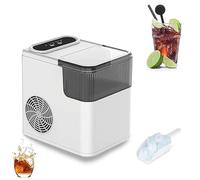 Generico Controsoffitto Ice Maker, 26 libbre resa Quotidiana, unità autopulente, Funzionamento Silenzioso, Finestra Trasparente, Produzione Veloce di Ghiaccio per L'Ufficio della Cucina Domestica