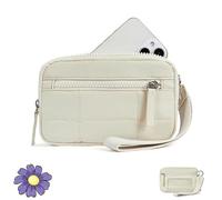 Generico Convely-Convely Wristlet Wallet Fits Phone, Nylon Wristlet Wallet, Waterproof & Hands-Free (White)