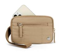 Generico Convely Wristlet Wallets, Convely Essential Wristlet, Convely Essential Wallet, Nylon Wristlet Purses for Women (Khaki)