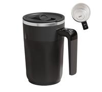 Generico Convenient Travel Mugs - Portable Automatic Stirring Mug | 400ml Stirring Mug for Hot Chocolate, Stainless Steel Coffee Mixing Mugs, Milk Travels Cup, Coffee Travel Cups for Daily Beverage