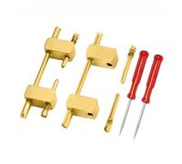 Generico Conversione del collegamento terminale in acciaio 3,5 mm 4, compatibile con la cassa dell'orologio cinturino AP 15400 15500 15710 il connettore dei grani