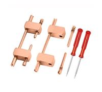 Generico Conversione del collegamento terminale in acciaio 3,5 mm 4, compatibile con la cassa dell'orologio cinturino AP 15400 15500 15710 il connettore dei grani