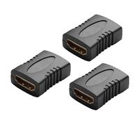 Generico Convertitore TV, Adattatore Compatto Femmina-Femmina Alta Definizione, Connettore Video Diritto per Display con Accessori Audio Compatti da Viaggio per PC e Fotocamere