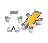 Generico Cookie Cutter - Stainless Steel 3D Beàr Mold For Baking | Cartoon Pastry Tool For Desserts | Fôr Kids Birthday Parties, Home Baking, Cut Beâr Shapes From Dough Fondant, Durable Rust-Resis