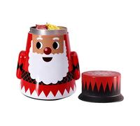 Generico Cookie Jar - Christmas Cookie Jar, Foods Storage Decoratives with Lids, Santa Claus Snowman Candy cookis Jars for Stocking Stuffers Party Favors Greeting Cards Kids Adults Home Office
