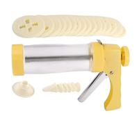 Generico Cookie Press Maker - Biscuits Dough Tool, Spritz Baking Kit, 8.58x5.71x1.97 Inches Pastry Decorating gunns Set | Stainless Steel Cookie Machine Kit, Icing Nozzle Tips for Dessert Preparation
