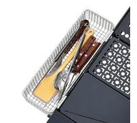 Generico Cooking Utensil Holder | Stainless Steel Quick Drying Portable - Camping Cutlery Organizer Basket - for Fork Spoon Spatula Home Kitchen Outdoor Hiking Backpacking BBQ Beach