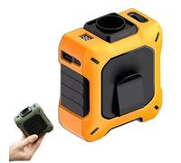 Generico CoolBeltPro - Wearable Waist Fan & Power Bank with Desktop Stand, with Clip & Flashlight for Traveling, Outdoor, Camping (Yellow)