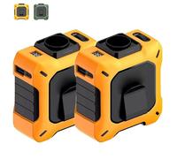 Generico Coolbelts Pro - Wearable Waist Fan & Power Bank With Desktop Stand, Coolbelts Pro Wearable Waist Fan, Portable Waist Fans, For Outdoor, Camping, Traveling (Yellow,2PCS)
