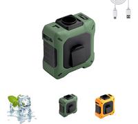 Generico Coolbelts Pro - Wearable Waist Fan & Power Bank With Desktop Stand, Neck Hanging USB Large Capacity Roller 100-Speed Adjustable Violent Turbo Fan (1Pcs*Green)