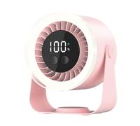 Generico Cooling Desk Fan, Quiet 10 Speed USB Rechargeable Blower, 7.48x4.13x6.5 Inch Compact Design & Lightweight, Silent Air Circulator for Apartment, Workplace, Student, and Ventilation