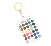 Generico Coordination Guide: As a coordination guide, this seasons analysis keychain applies the seasonal warm and cool tone system for quick selection. Match your skin undertone while